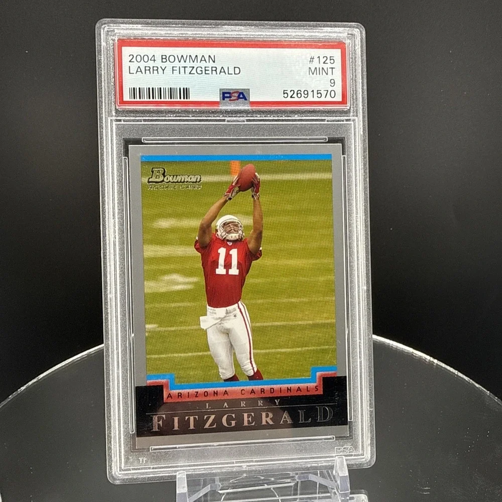 2004 Bowman #125 Larry Fitzgerald RC PSA 9 MINT